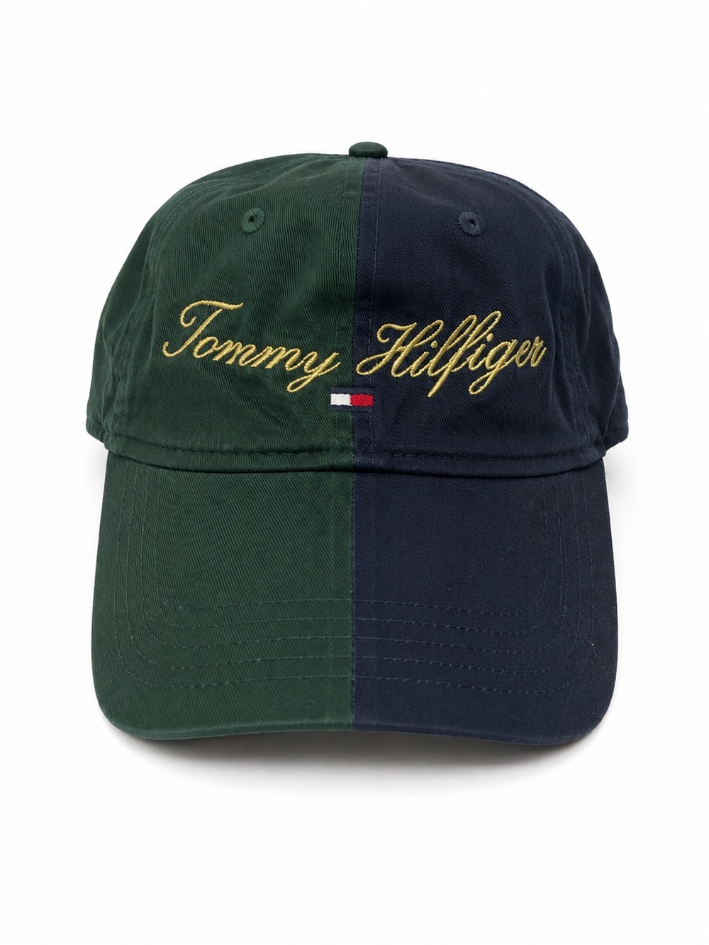 Tommy Hilfiger Split Green & Navy Baseball Cap